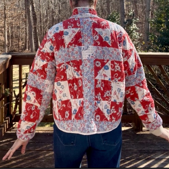 Patchwork Quilted Women's Jacket - Picture 7 of 7